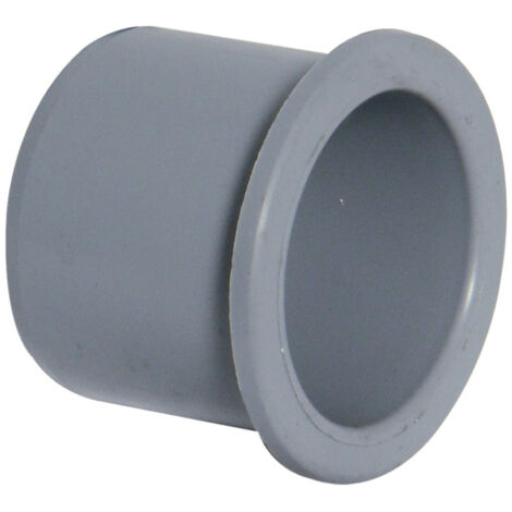 FloPlast 32mm Grey Push Fit Waste Socket Plug - Pack of 10 (1/2)