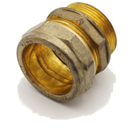 PrimaPlus Brass Compression Adaptor 42mm x 1.1/2" Male Fitting