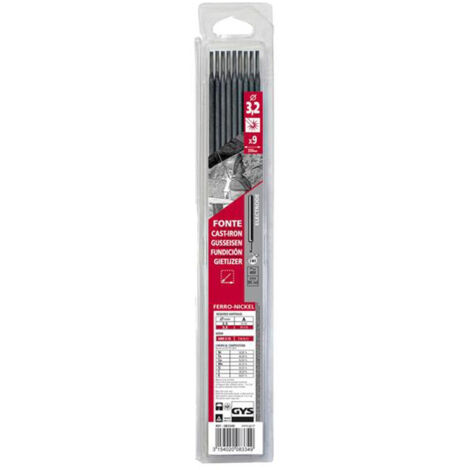 GYS Cast Iron Welding Electrodes 3.2mm (Pack of 9)