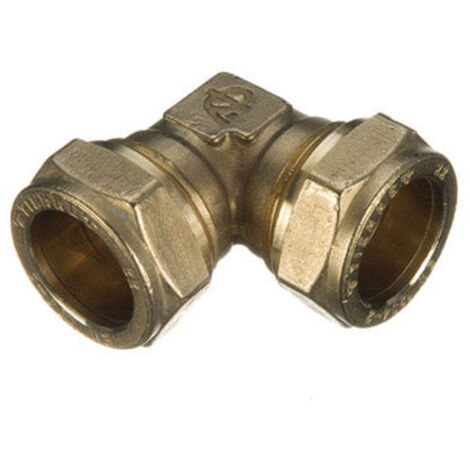PrimaPlus Brass Compression Elbow 42mm - WRAS Approved (1/2)