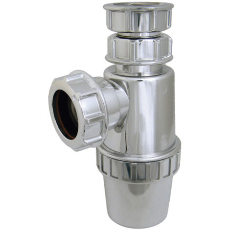 FloPlast Telescopic Bottle Trap 32mm ABS Chrome Finish (1/2)