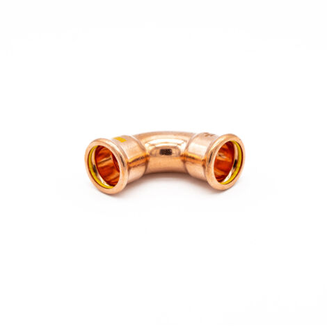 PrimaPress Copper 28mm 90° Elbow Fitting for Gas & Water (1/3)