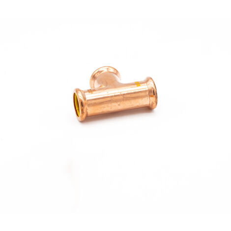 PrimaPress 22mm Copper Equal Tee  Premium Press Fitting (1/2)