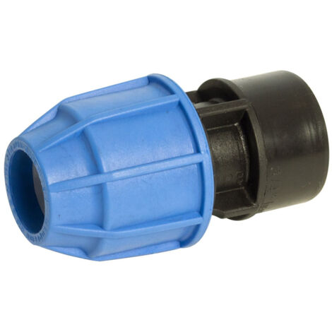 FloPlast 20mm x 1/2" MDPE Compression Female Adaptor (1/3)