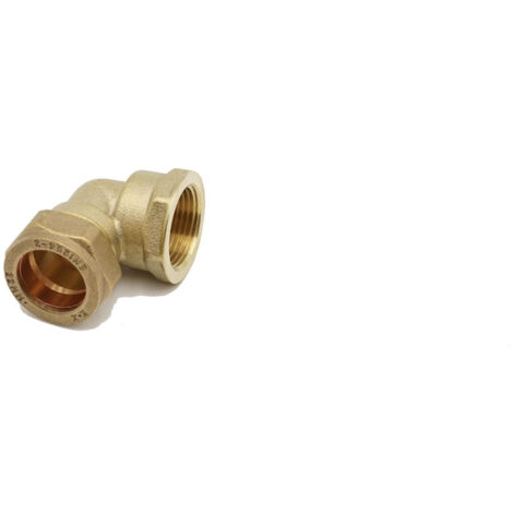 PrimaPlus DZR Compression Elbow 22mm x 3/4" Female - Pack of 10 (1/3)