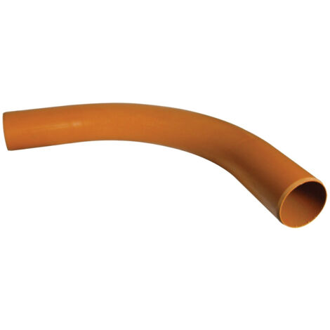 FloPlast 110mm Underground Drain Plain Bend - PVC-U 87.5' Long (1/2)