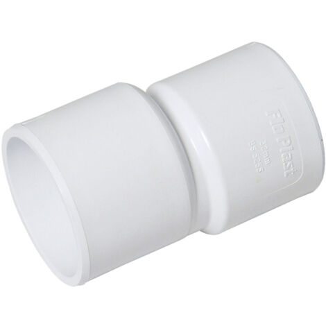 FloPlast ABS Solvent Weld Level Invert Reducer 40mm x 32mm White (1/2)