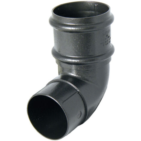 FloPlast 68mm Round 92° Offset Bend - Durable uPVC Downpipe