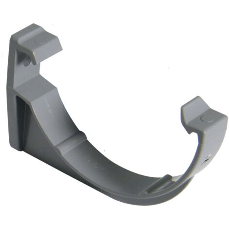 FloPlast 75mm Grey Half Round Gutter Fascia Bracket (1/2)