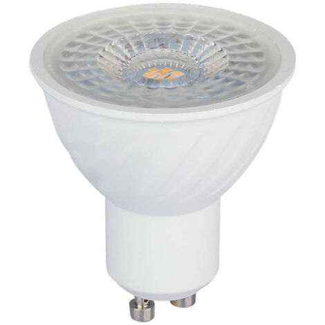 V-Tac 6W GU10 Ripple Plastic Spotlight - Dimmable LED 3000K