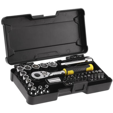 Stanley STMT82672-0 1/4in Compact Socket Set, 37 Piece STA082672