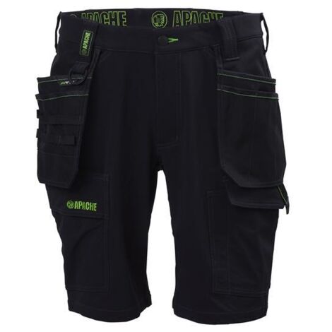 Apache WHISTLER 36W Whistler Black Stretch Holster Shorts Waist 36in APAWHISTL36