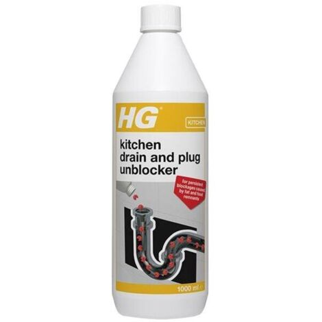 HG Kitchen Drain and Plug Unblocker 1L