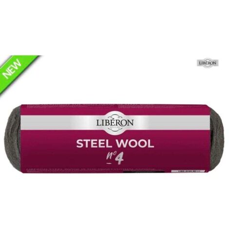 Liberon Steel Wool Grade 4 Coarse 250g Crumble And Dust Resistant LIBSW4250GN