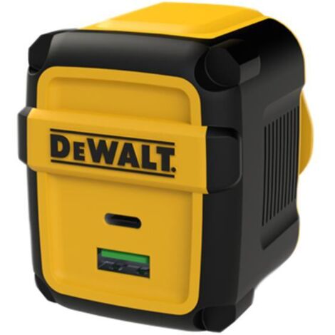 Dewalt 131 0872 DWG 2-Port United Kingdom PD Wall Charger 49.5W DWT1310872