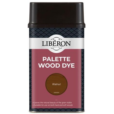 Liberon 126749 Palette Wood Dye Walnut 500ml LIBWDPW500N