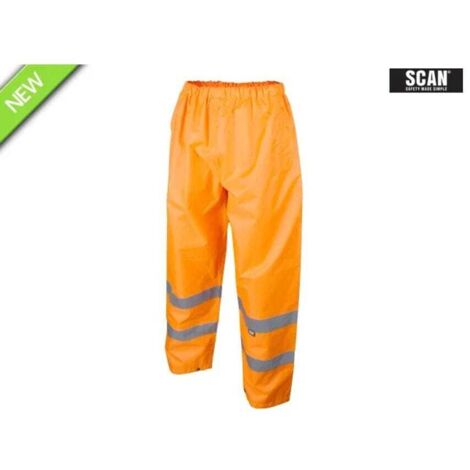 Scan Hi-Vis Motorway Trouser Orange XXL 48in SCAHVMTXXLO