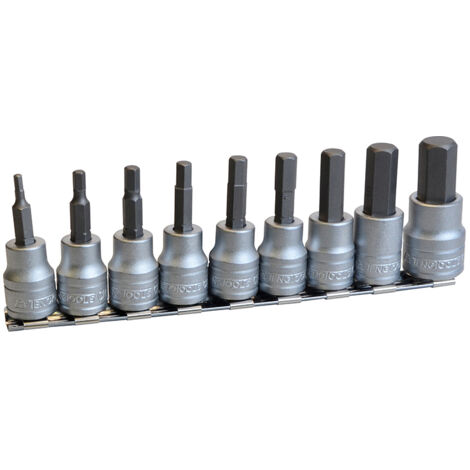 Teng M3812 M3812 Socket Clip Rail Hex Socket Metric 3/8in Drive TENM3812