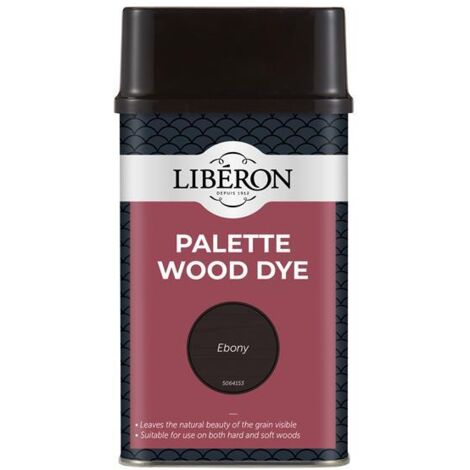Liberon 126738 Palette Wood Dye Ebony 500ml LIBWDPE500N