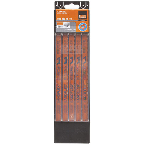 Bahco Sandflex Hacksaw Blades 300mm 12in x 14 TPI Pack 100 3906