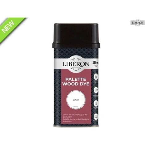 Liberon 126726 Palette Wood Dye White 250ml LIBWDPWH250N (1/2)