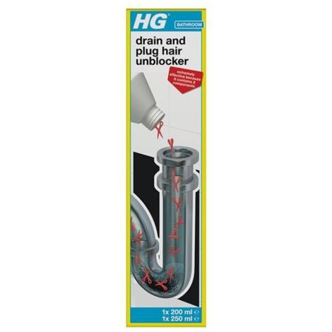 HG 667045106 Drain and Plug Hair Unblocker 450ml H/G667045106