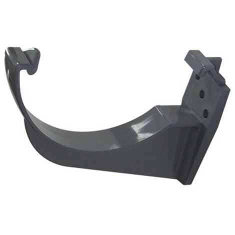 RK1G FloPlast Fascia Bracket Grey 112mm Half Round Gutter (1/2)