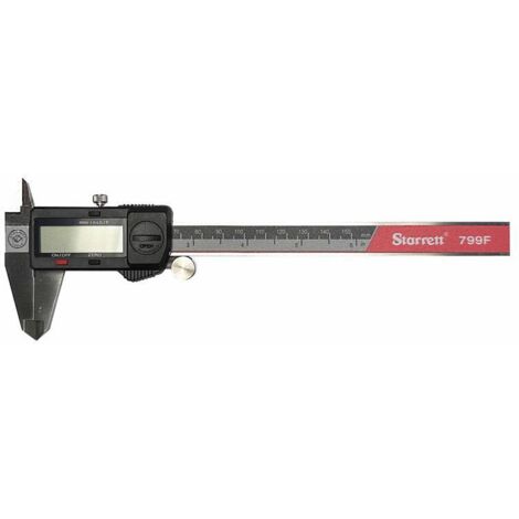 Starrett Fractional Display Caliper 150mm 0.01mm 0005in or 1/64in STREC799BF6