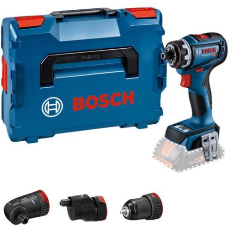 Bosch FlexiClick Drill Driver 3 Attachments in Case 18V Bare Unit BSH6019K6203