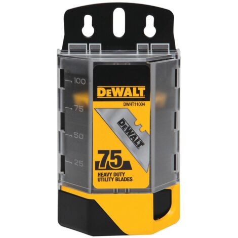 Dewalt DWHT11004-7 Induction Hardened Utility Blades (Dispenser of 75) DHT711004 (1/2)