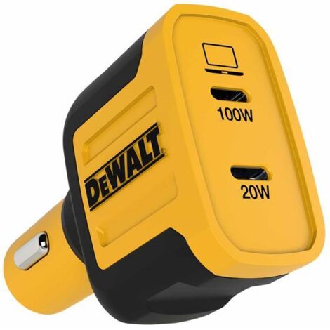Dewalt 141 0484 DWG 2-Port PPS PD Car Charger 120W DWT1410484