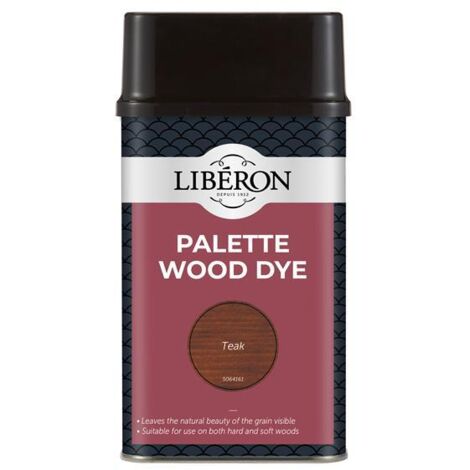 Liberon Palette Wood Dye Teak 500ml LIBWDPT500N