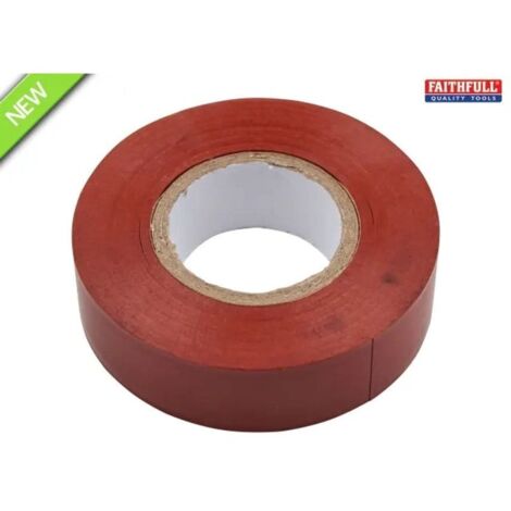 Faithfull PVC Electrical Tape Brown 19mm x 20m FAITAPEPVCBR