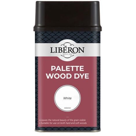 Liberon 126739 Palette Wood Dye White 500ml LIBWDPWH500N