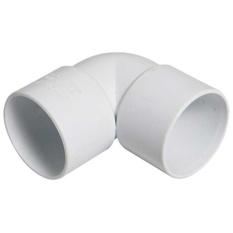 WS10W FloPlast 32mm 90deg Bend ABS Solvent White (1/2)