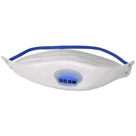 Scan Tri Fold Valved Disposable Mask FFP2 Pack of 3 (1/2)