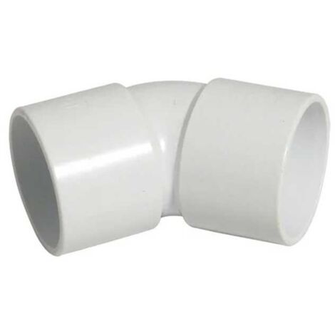 WS18W FloPlast 32mm 135deg Bend ABS Solvent White (1/2)