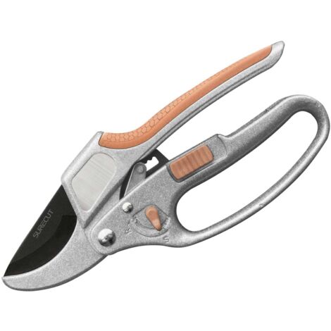 Kent & Stowe SureCut Hardwood Anvil Ratchet Secateurs with Model K/S70100606 (1/2)
