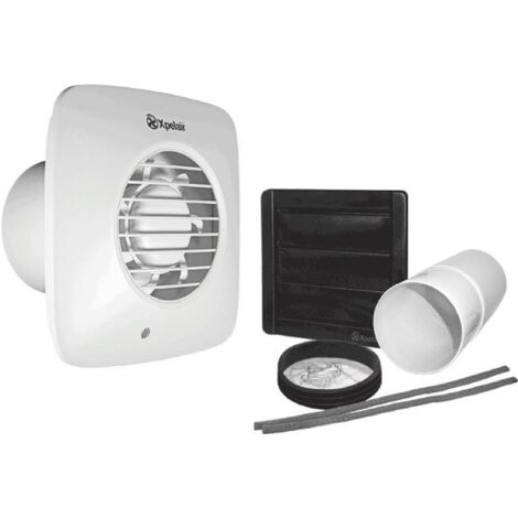 Xpelair Simply Silent DX100S extractor fan – 54m³/h extraction – 22dBA quiet operation – IPX4 rated – Wall/window/ceiling installation (1/5)