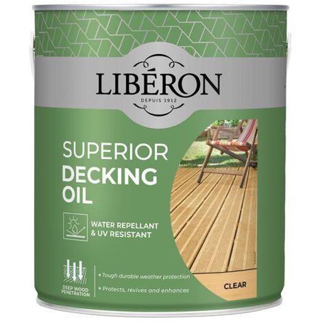 Liberon 126103 Superior Decking Oil Clear 2.5 litre LIB126103