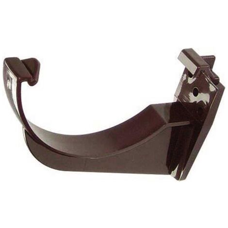 RK1BR FloPlast Fascia Bracket Brown 112mm Half Round Gutter