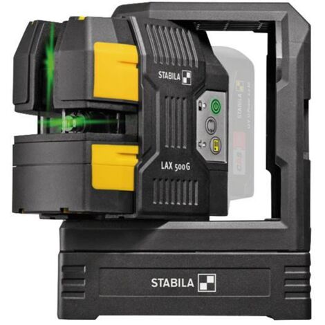 Stabila 19983 LAX 500 G Cross Line plus Plumb Point Laser 12V Bare STBLAX500G