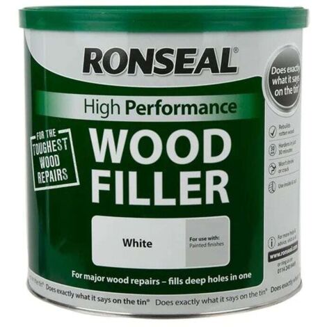Ronseal High-Performance Wood Filler White 3.7kg RSLHPWFW37K