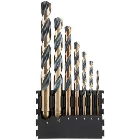 Dewalt DT70829-QZ DT20620 Black & Gold HSS Drill Set 7 Piece DEWDT70829QZ (1/2)