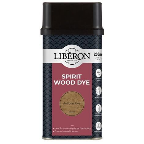 Liberon 126778 Spirit Wood Dye Antique Pine 250ml LIBWDSAP250N