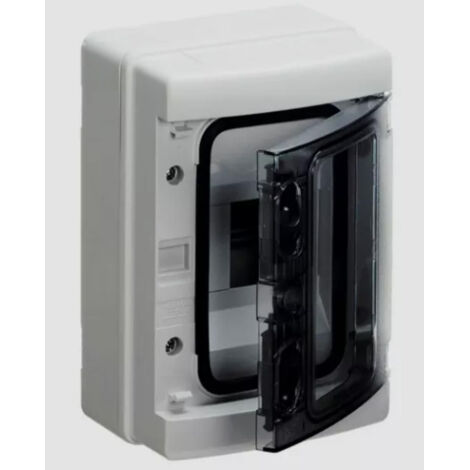 Gewiss PVC Weatherproof Junction Box 396 x 316 x 188 mm with Deep Lid, IP56