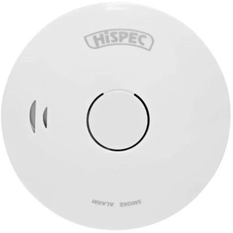 Hi-Spec 10 Year Longlife Battery Optical Smoke Alarm (HSA/BP/10)
