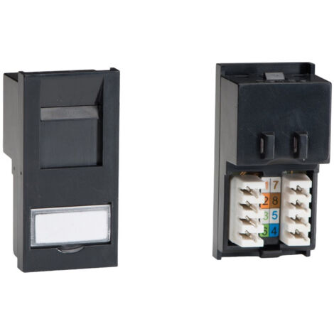 Varilight RJ45 Cat 6 Module (Single DataGrid Space) White