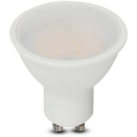 V-Tac VT-205 GU10 LED Spotlight 4.5W Samsung Chip 6500K 400lm 110° Smooth White