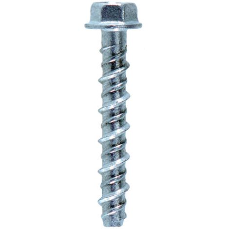 Jcp Fixings Ankerbolts Hexagon Flange Head Bzp 5/6 x 75mm - Box of 100 (1/2)